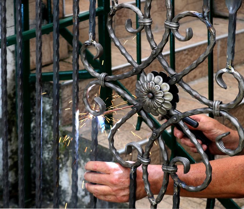 Wrought Iron Fence Restoration