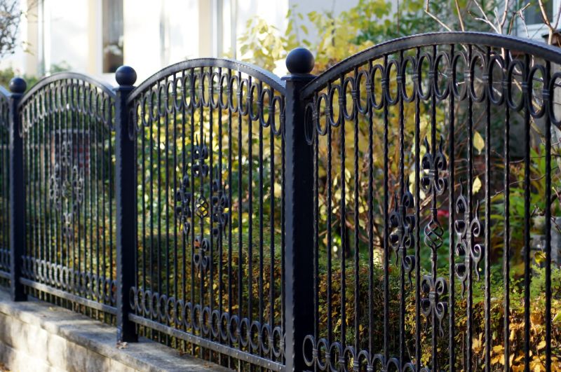 Wrought Iron Fence Post Repair